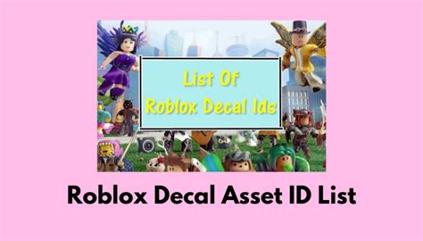 Roblox Decal Asset ID List: Your Ultimate Guide to Decals.